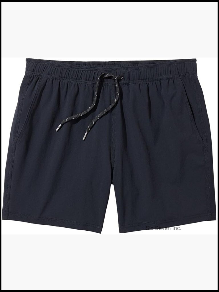 Men's Swim Trunks With Liner, 5-Inch Inseam, Anti-Chafe, Relaxed-Fit